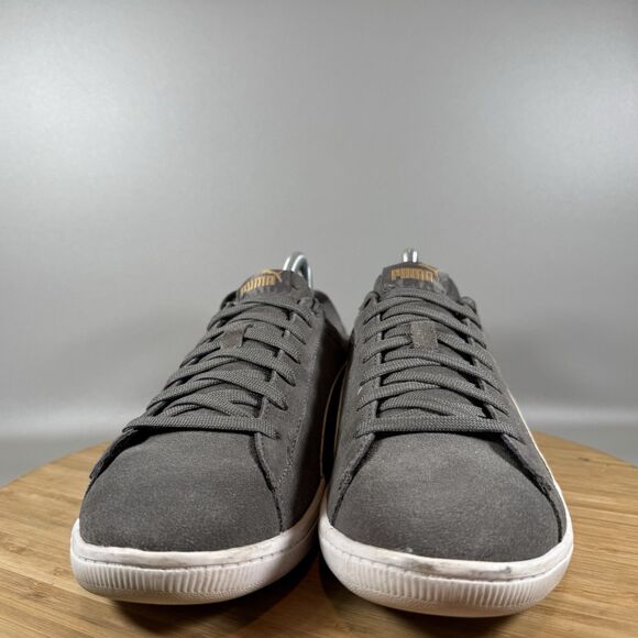 Puma Sneakers Womens Size 10 Gray Suede Vikky Low Top Casual Shoe 36262416 - Picture 2 of 8